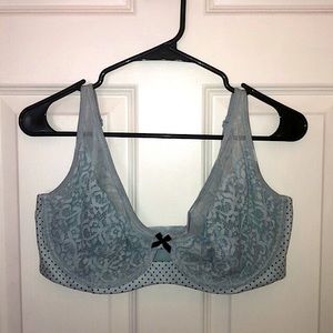 Light Blue Body By Victoria Unlined Demi Bra